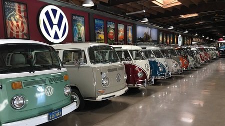 An overview of Gabriel Iglesias' Volkswagen Bus Collection.