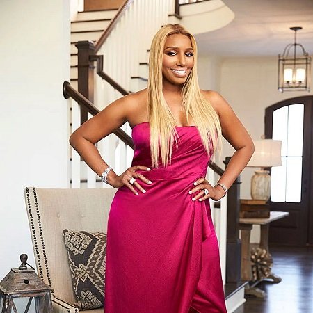 NeNe Leakes in a pink gown.