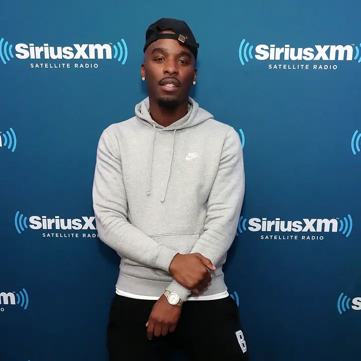 NEW YORK, NY - APRIL 24: Rapper Hitman Holla poses for photos during the Nick Cannon and Ncredible Gang performance on SiriusXM's Hip Hop Nation on April 24, 2018 in New York City.