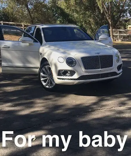 The 2017 Bentley Bentayga for Tyga by Jenner.