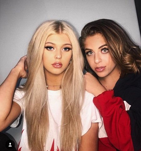 Loren Gray and Baby Ariel.