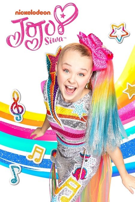 JoJo Siwa on the cover for Nickelodeon's show.