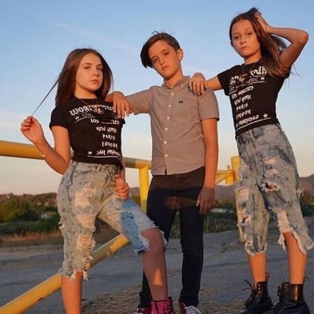 Piper Rochelle, Ryder Knapp and Sophie Fergi