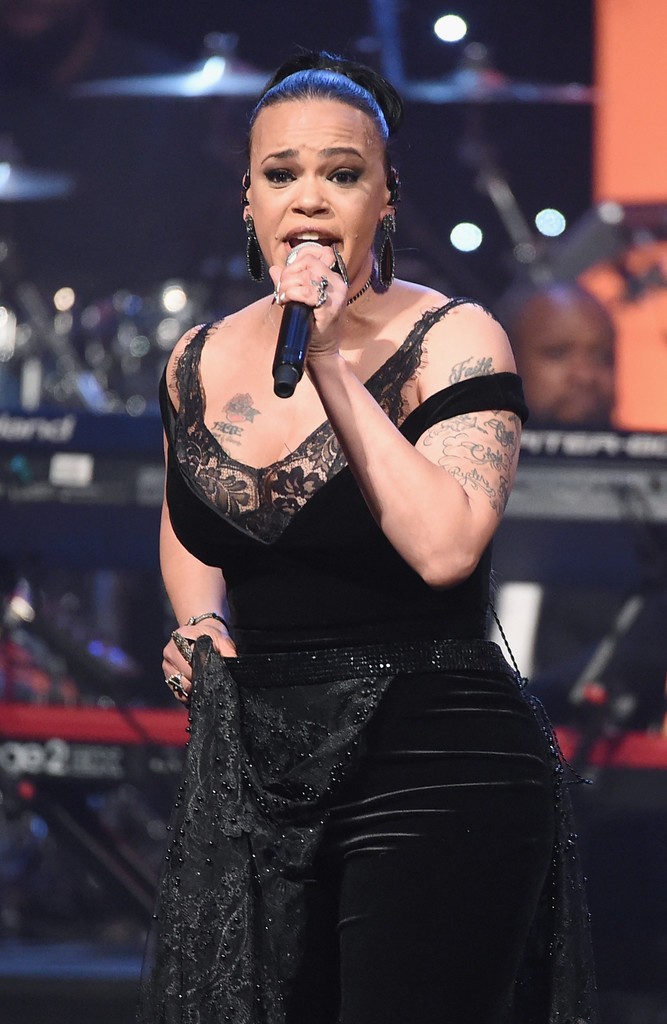 Faith Evans performs onstage during BET Presents 19th Annual Super Bowl Gospel Celebration at Bethel University on February 1, 2018 in St Paul, Minnesota. Jan. 31, 2018.