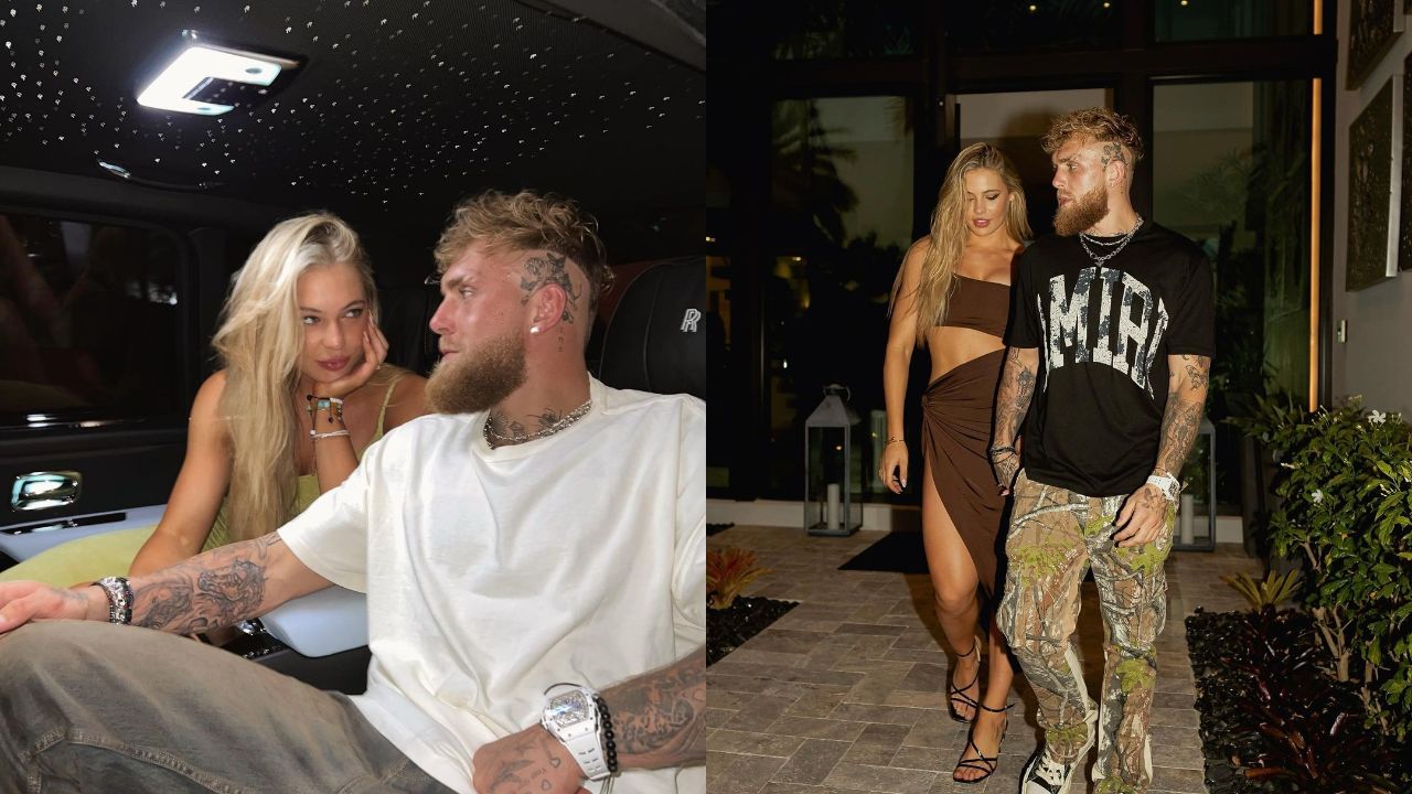 Jake Paul and his new girlfriend Jutta Leerdam.