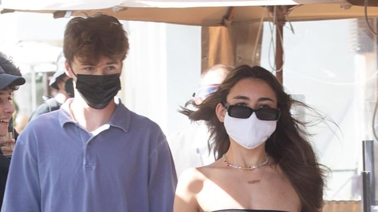 Madison Beer was out for lunch with boyfriend Nick Austin at Beverly Hills.