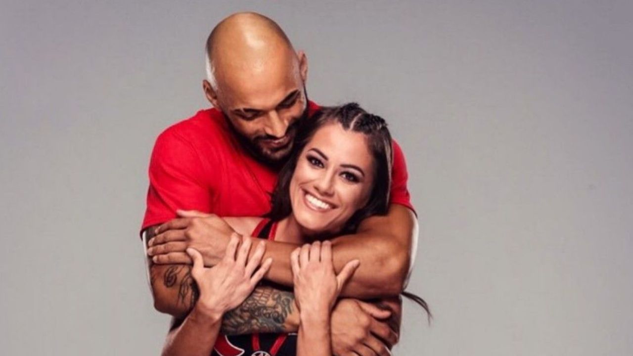 Ricochet with his ex-girlfriend Kacy Catanzaro.