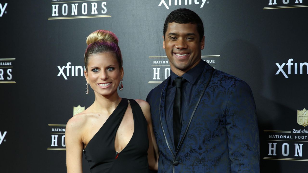 Russell Wilson and Ashton Meen dated for more than 8 years. celebsfortune.com