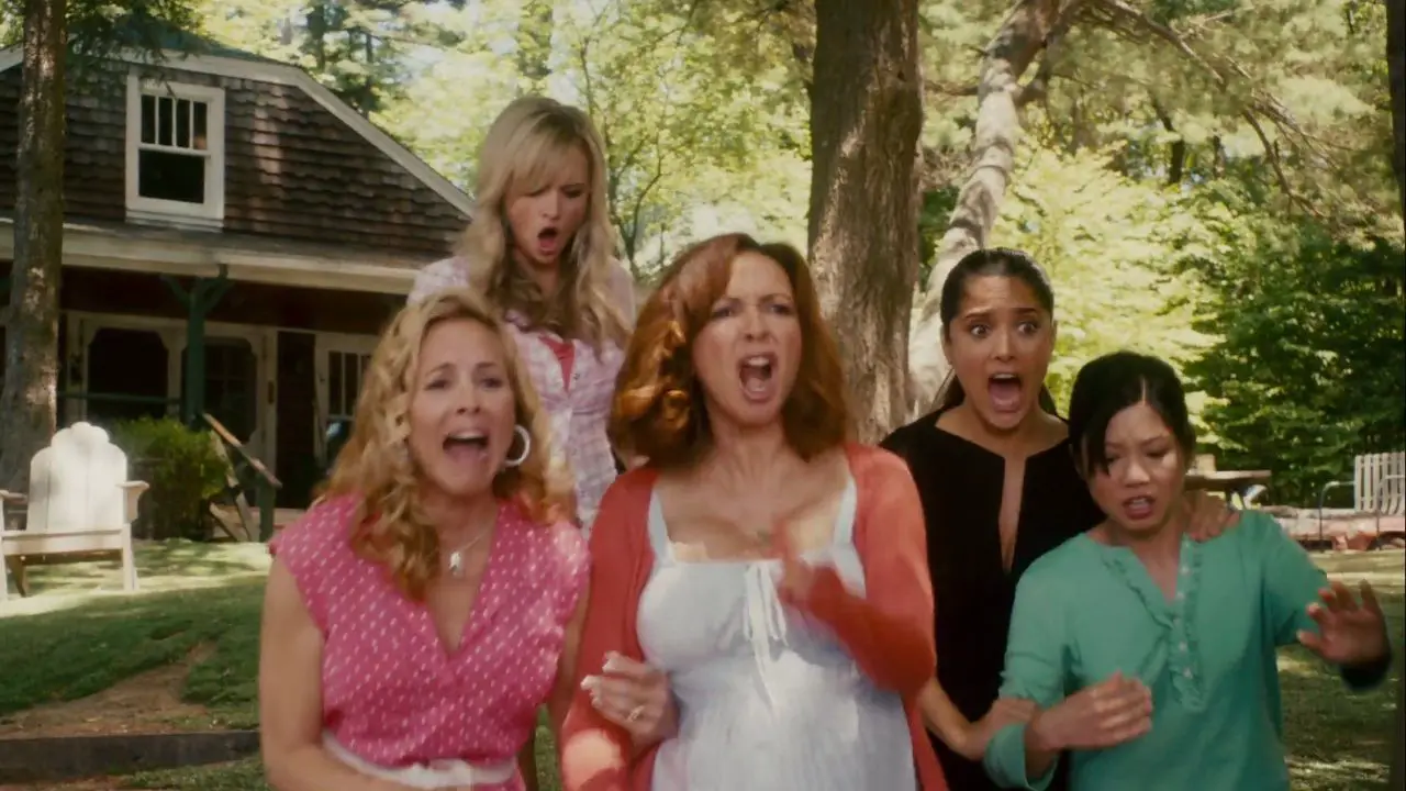 Maya Rudolph was pregnant in real life during the filming of Grown Ups.