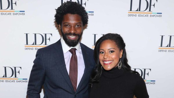 Chanel Jones with her husband, Uche Ojeh.
