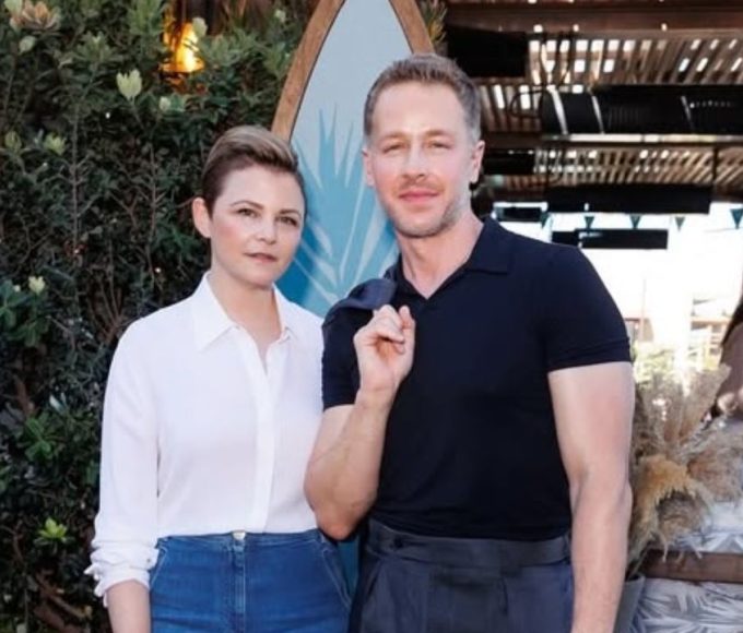 Ginnifer Goodwin with her husband, Josh Dallas.