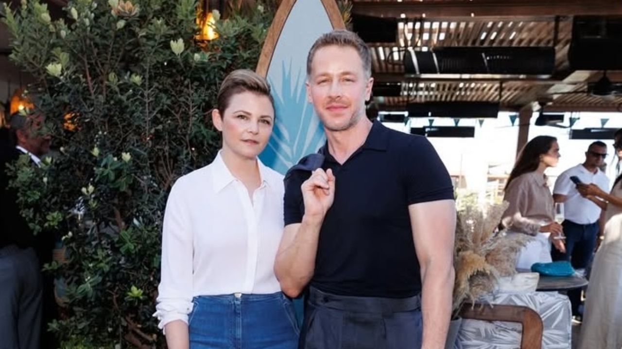 Ginnifer Goodwin with her husband, Josh Dallas.