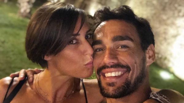 Fabio Fognini with his wife, Flavia Pennetta.