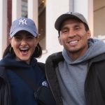Megan Olivi with her husband, Joseph Benavidez.