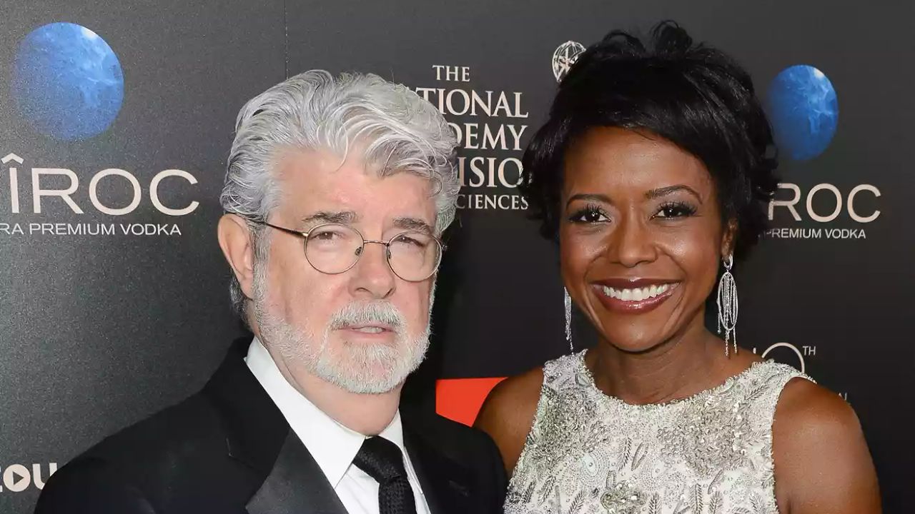 Mellody Hobson with her husband, George Lucas.