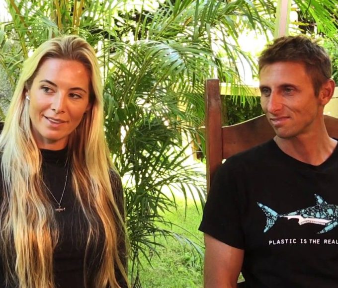 Ocean Ramsey with her husband, Juan Oliphant.