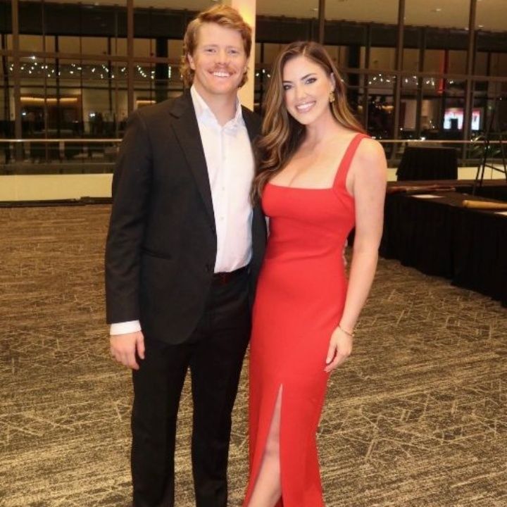 Andrew Abbott with his girlfriend, Lindsay Stone.