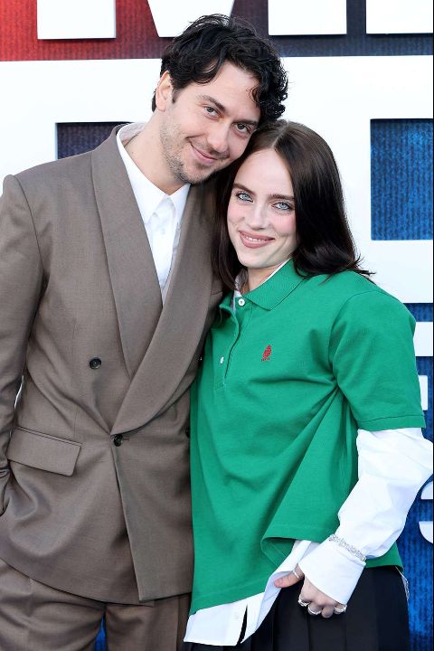 Billie Eilish with her boyfriend, Nat Wolff.