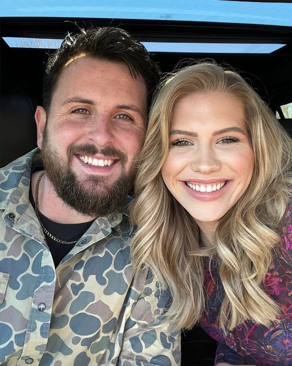 Hannah Harper with her husband, Devon Mendenhall.