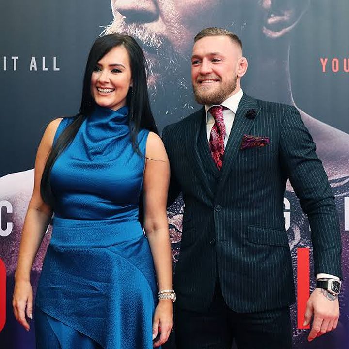 Conor McGregor with his wife, Dee Devlin.