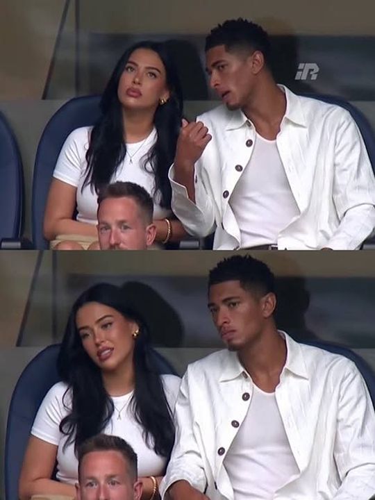 Jude Bellingham with his girlfriend, Ashlyn Castro.