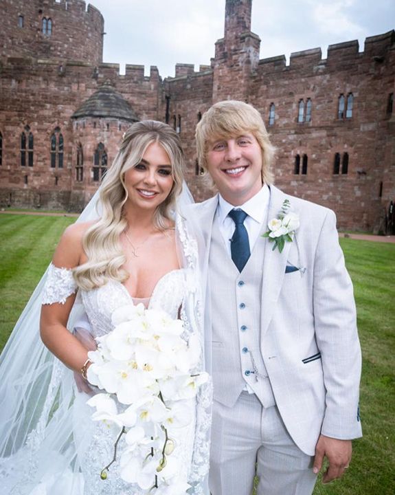 Paddy Pimblett with his wife, Laura Pimblett.