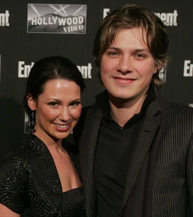 Taylor Hanson with his wife, Natalie.